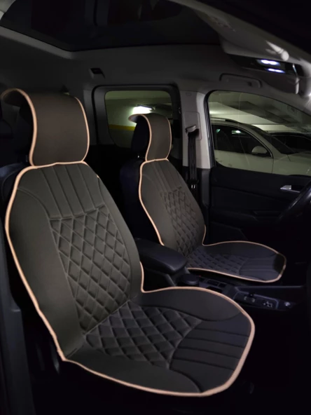 Space Oto Koltuk minderi, Tüm araçlara uyumlu 2'li set özel tasarım minder - Resim 2