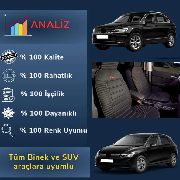 Space Oto Koltuk minderi, Tüm araçlara uyumlu 2'li set özel tasarım minder - 5