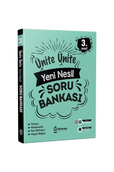 Atlıkarınca 3. Sınıf Tüm Dersler Ünite Ünite Yeni Nesil Soru Bankası