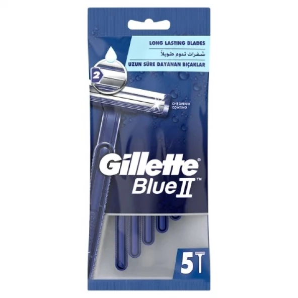 Gillette Blue2 Kullan At Tıraş Bıçağı 5'li