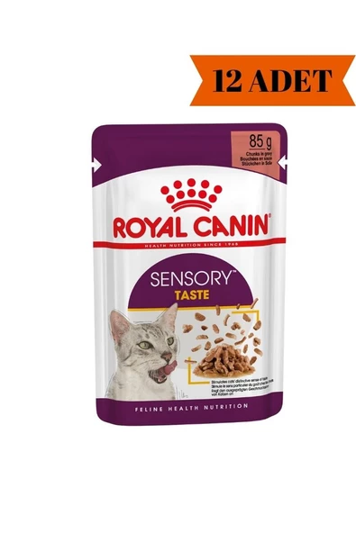 Royal Canin® Sensory Taste Gravy Kedi Yaş Maması 85 Gr*12