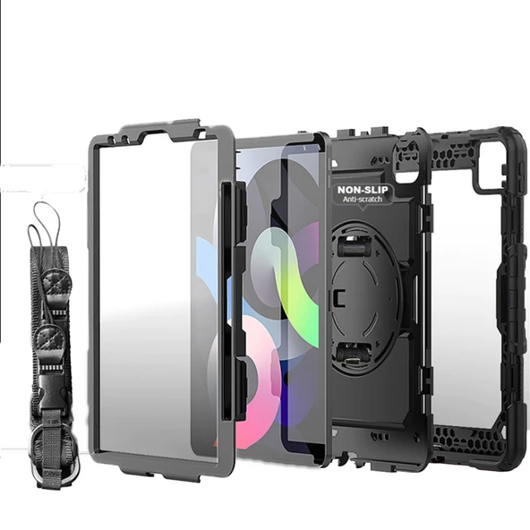 Apple iPad 6. Nesil 9.7" Kılıf Renkli Strap Zırh Case 2018 A1893 A1954 - 10