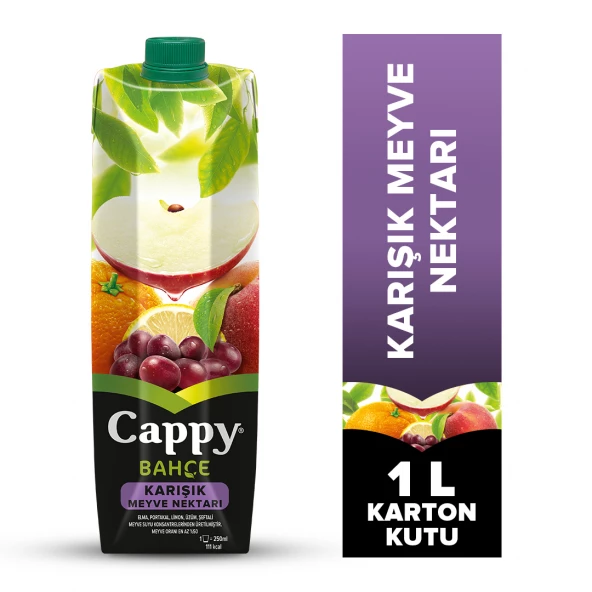 Cappy Karışık Meyve Nektarı 1lt X 12 Adet