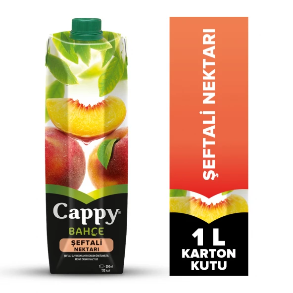 Cappy Şeftali Nektarı 1lt X 12 Adet