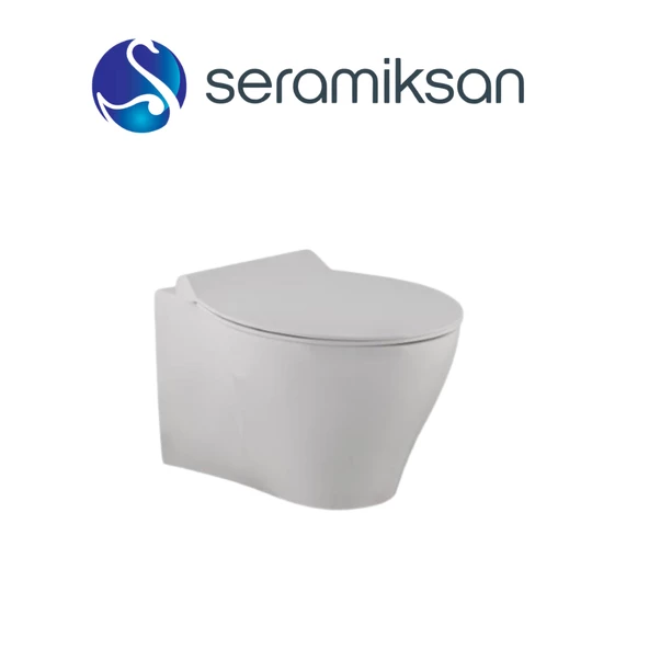 Seramiksan Volcano Kanalsız Asma Klozet A021111H,Seramiksan Yavaş Kapak - 2