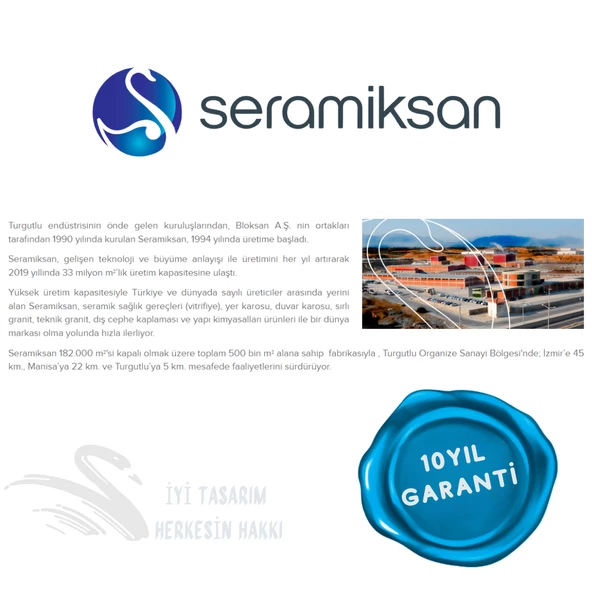 Seramiksan Neon Kanalsız Duvara Sıfır Klozet Takım A151111H - 8