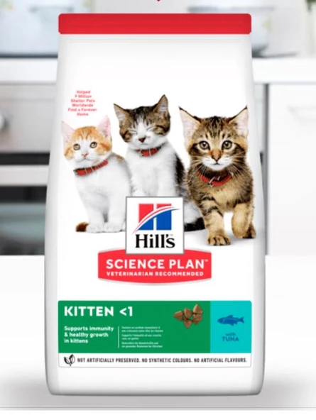 Hills Kitten Ton Balıklı Yavru Kedi Maması 1,5 Kg.