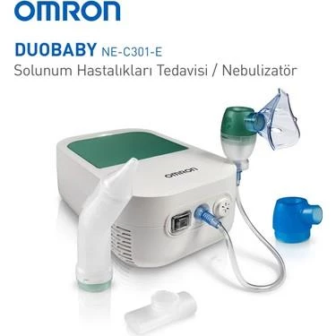 Omron Duobaby NE-C301-E Kompresörlü Nebulizatör + Nazal Aspiratör