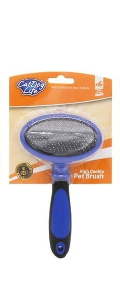 Kedi ve Köpek İçin Masaj Uçlu Tarak Fırça 8x16 cm 1 Adet - 2