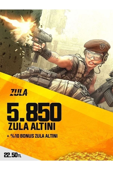 Zula  5.850 Altını