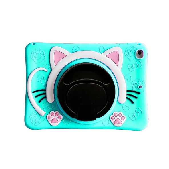 Apple iPad Air 1 9.7" Kılıf Cute Dolls Standlı Eğlenceli 3D Karekterli Çocuk Kılıfı A1474 A1475 A1476 - 12