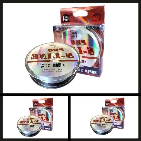 Uyguna-Yakala 0.28 Mm 150 Mt Pro S-line Makara Misina Şeffaf-İNA.015 - 2