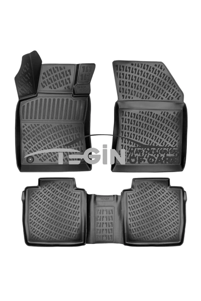 Ds9 2021 Sonrası 3D Havuzlu Paspas Siyah