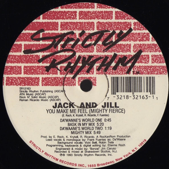 Jack & Jill – You Make Me Feel (Mighty Fierce) electronic plak alithestereo