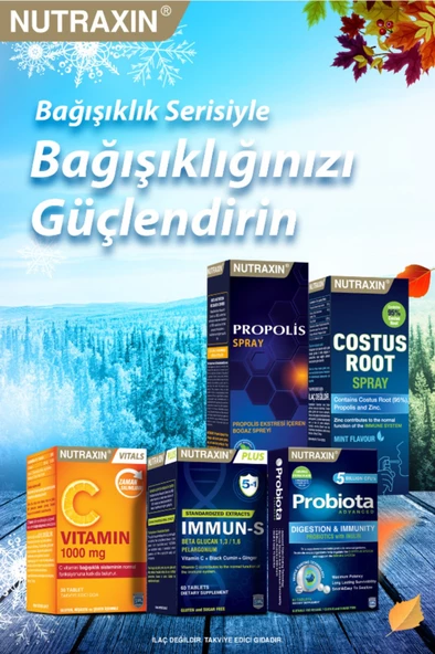Nutraxin Immun-S - Vitamin Takviyesi 60 Tablet - Resim 3