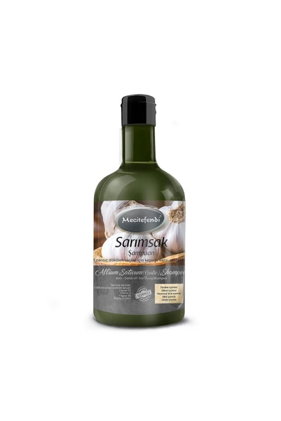 Sarımsak Şampuan (400 ML) Saç Dökülme Karşıtı Şampuan Saç Onarıcı Şampuan