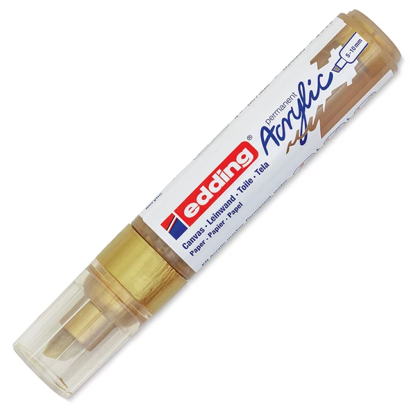 Edding 5000 Akrilik Boyama Markörü 5-10 mm Kesik Uç Altin - 4
