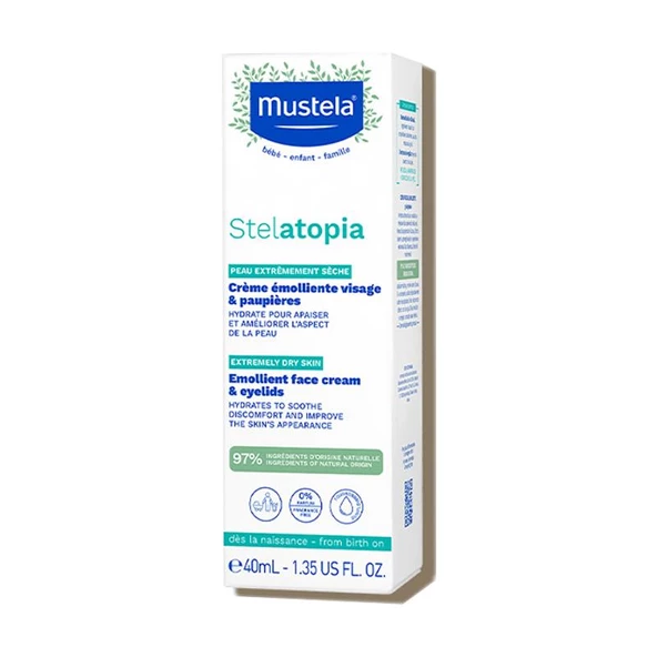 Mustela Stelatopia Emollient Face Cream 40 ml