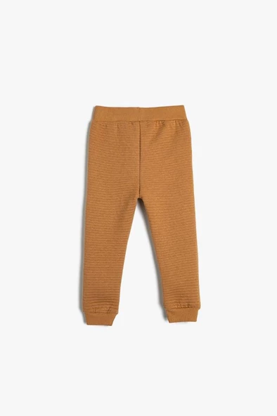 Koton Erkek Bebek Basic Eşofman Altı Dokulu Pamuklu Beli Bağlamalı - 2