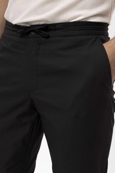 Hipatu Süvari Slim Kalıp Düz Jogger Pantolon - 5