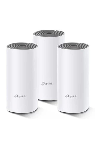 TP-Link Deco E4 (3-PACK) 1200 Mbps 5 GHz Wi-Fi Mesh Sistemi