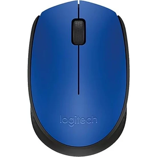 Logitech M171 Kablosuz USB Alıcılı Optik Mouse Mavi