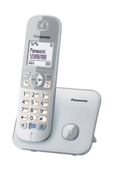 Panasonic Dect Telefon Kx-Tg6811 (Elektrik Kesintisinde Konuşabilme) Beyaz