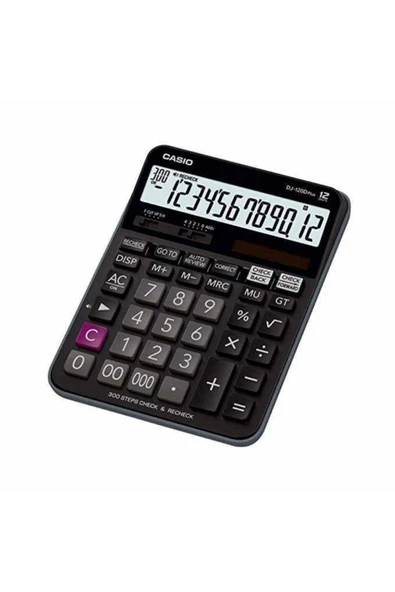 Casio DJ-120D Plus 12 Haneli Masaüstü Hesap Makinesi