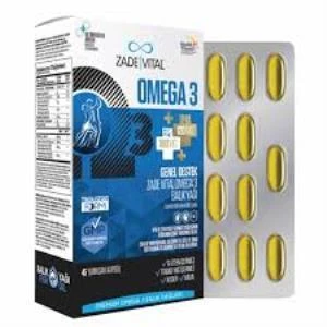 Zade Vital Omega 3 Balık Yağı Premium 45 Kapsül