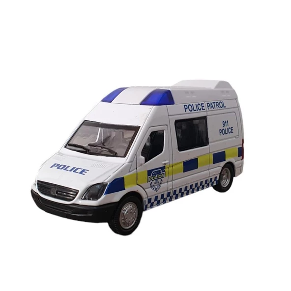 Sesli Işıklı Çek Bırak Polis Set - FY5058SABC-12D - 3
