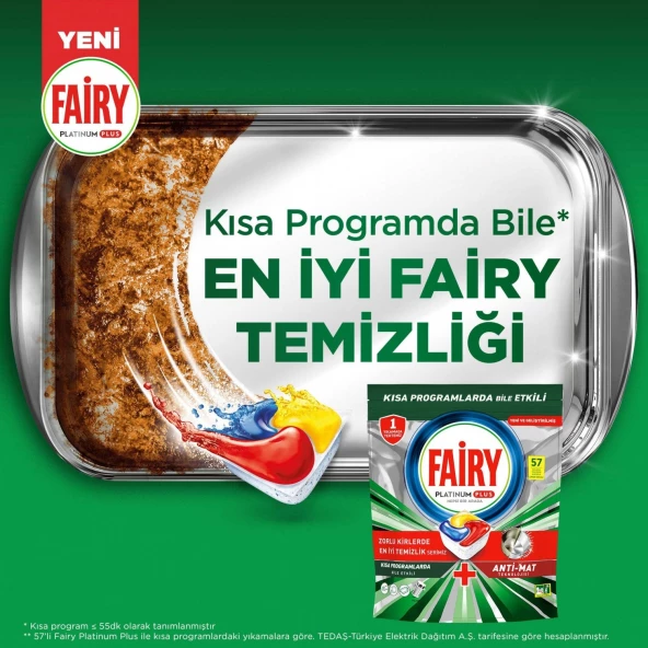 Fairy Platinum Plus Ultra Bulaşık Makinesi Tableti 64'lü - 3