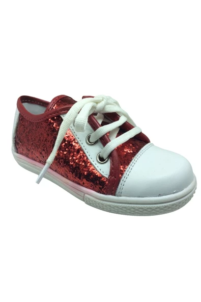 Tedistyle Ortopedika Tedix Bebe Kız Çocuk Kırmızı Düz Simliconvers Ayakkabı %100 Deri Anatomik Ortopedik - 2