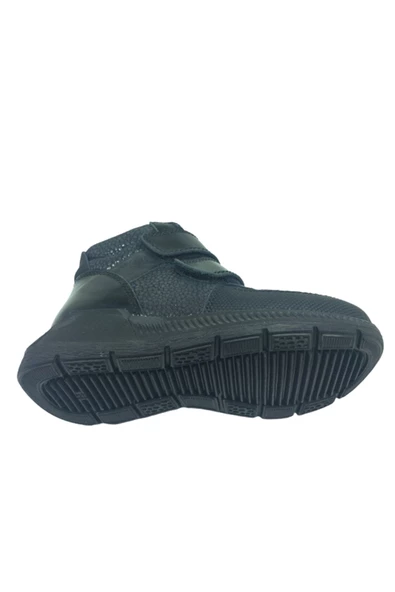 ÖZPINARCI Kız Çocuk Siyah Ortopedika Patik Bot % 100 Deri Anatomik - 5