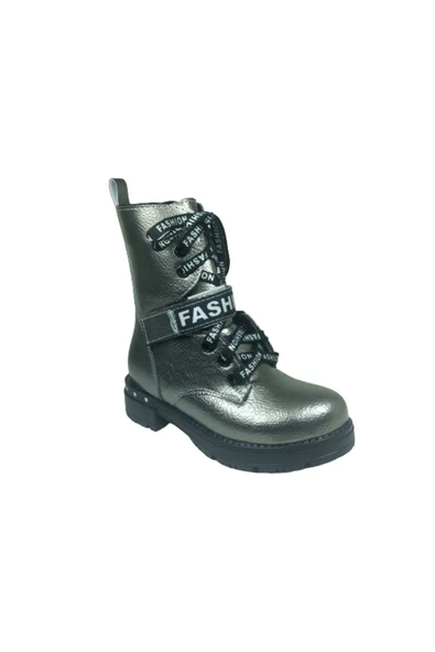 grafen Kız Çocuk Gri Bot Platin - 2