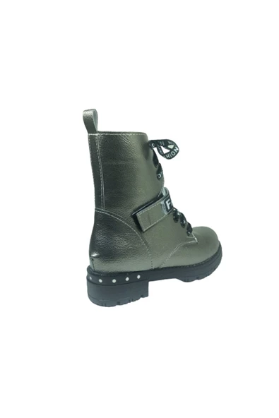 grafen Kız Çocuk Gri Bot Platin - 4