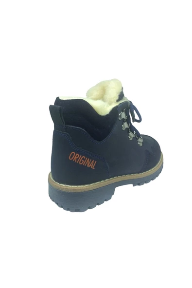 Happy Kids Erkek Çocuk Lacivert Ortopedik Patik Bot - 4