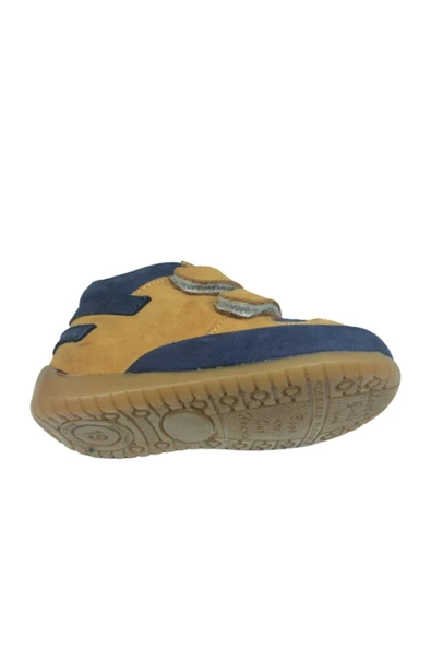 ÖZPINARCI Ortopedikal Erkek Çocuk Bot Tarçın Lacivert Cırtlı Deri Ortopedik Anatomik - 5