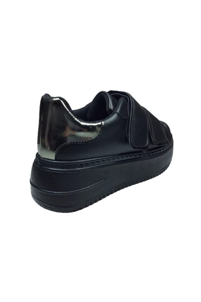 OrtopedikAL Womenly Style 2001 siyah Cırtlı Kadın Sneaker Spor Ayakkabı - 5