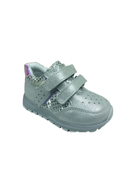 ÖZPINARCI Kız Çocuk Gümüş Ortopedikal Spor Ayakkabı - 2