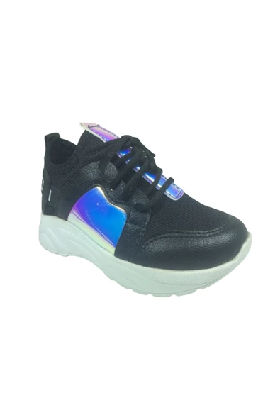 grafen Kız Çocuk Siyah Spor Ayakkabı - 2