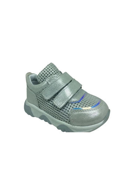 ÖZPINARCI Kız Çocuk Gümüş Spor Ayakkabı - 2