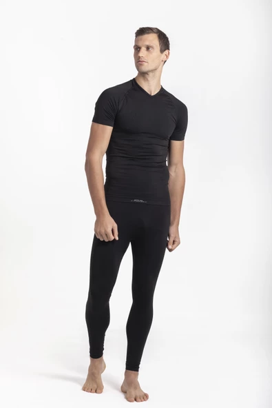 OIL COMPANY Termal İçlik Üst Kısakol V Yaka Unisex PP Seamless II. Seviye OCP007 - 8