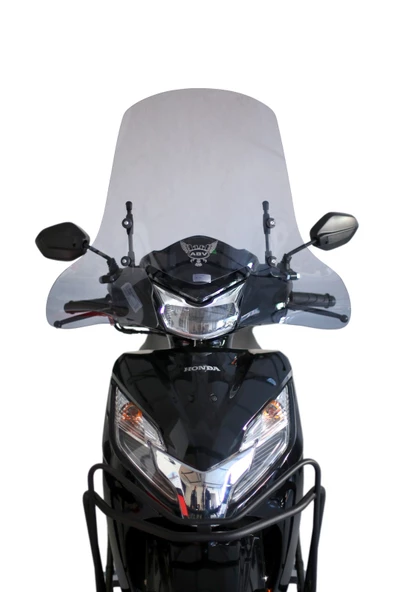 ABV Honda Aktiva El Korumalı Füme Tur Camı 59x72.5 cm (23-25) + Bağlantı Ekipmanı - 4