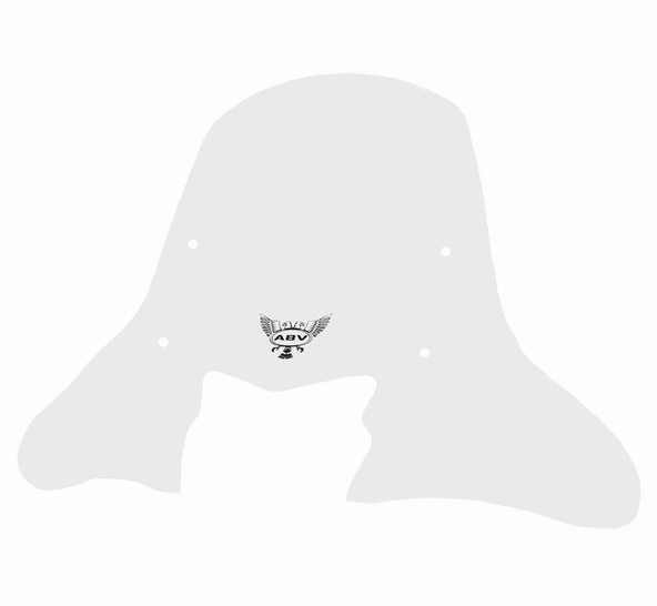 ABV Honda Dio El Korumalı Şeffaf Tur Camı 59x72.5 cm (21-25) + Bağlantı Ekipmanı - 3