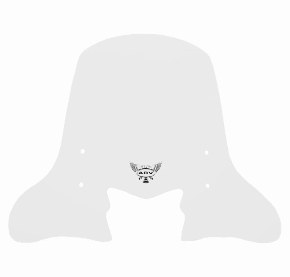 ABV Honda Dio El Korumalı Şeffaf Tur Camı 59x72.5 cm (21-25) + Bağlantı Ekipmanı - 2