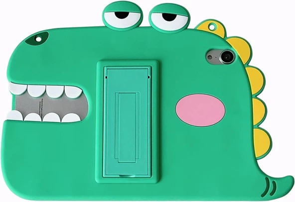 Samsung Galaxy Tab A9 8.7inç X110 X113 X115 X117 Kılıf Cute Dolls Standlı Eğlenceli 3D Karekterli Çocuk Kılıfı - 8