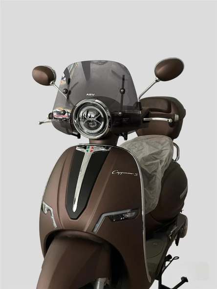 ABV Arora Cappucino Füme Ön Cam 33.5x45 cm + Bağlantı Ekipmanı