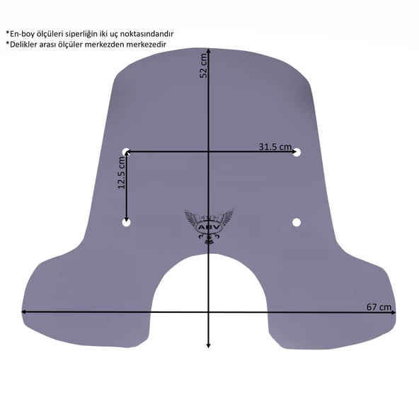 ABV Arora Cappucino El Korumalı Füme Tur Camı 52x67 cm + Bağlantı Ekipmanı - 6
