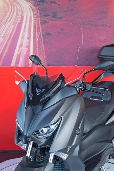 ABV Yamaha X-Max El Korumalı Şeffaf Tur Camı 73.5x64 cm (17-23)