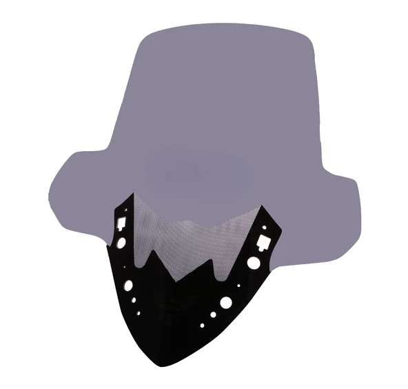 ABV Yamaha X-Max Füme Tur Camı 64x57.5 cm (17-23) - 3